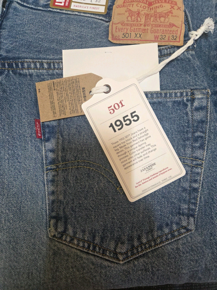 리바이스(LEVIS) LVC 1955 501진 _Dornick(도르닉) 이미지