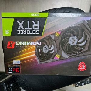 MSI RTX 3060 12gb 게이밍 그래픽카드 이미지