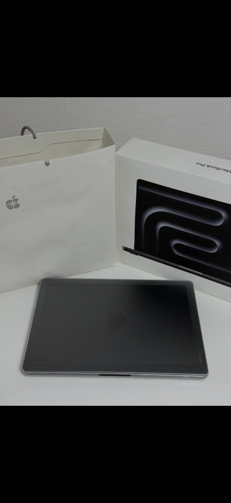 [네고 가능]맥북 프로 14인치 M4 Pro 24GB 1TB 스페이스 블랙+애케플+애플 정품 하드쉘 케이스 이미지