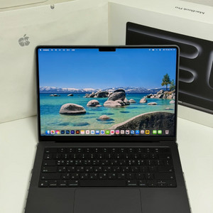 [네고 가능]맥북 프로 14인치 M4 Pro 24GB 1TB 스페이스 블랙+애케플+애플 정품 하드쉘 케이스 이미지
