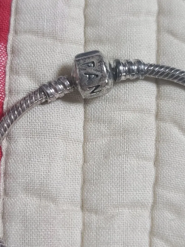 판도라 실버 팔찌 18cm 이미지