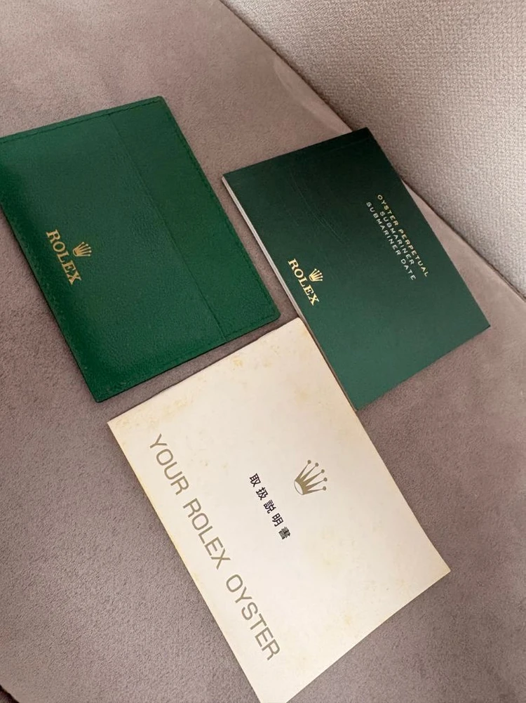 (정품) 로렉스 구형 섭마책자 및 구성품 이미지