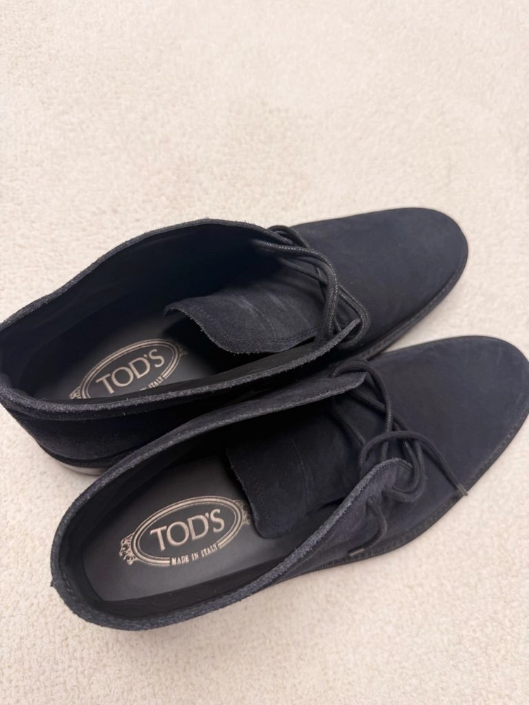 TODS 블랙 스웨이드 부츠 (정품) 이미지