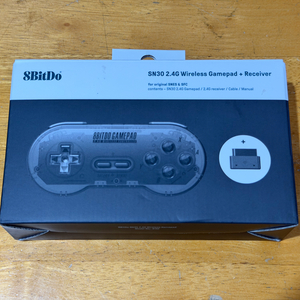 8BITDO 슈퍼패미컴 무선 게임패드 박셋(리시버 포함) 이미지