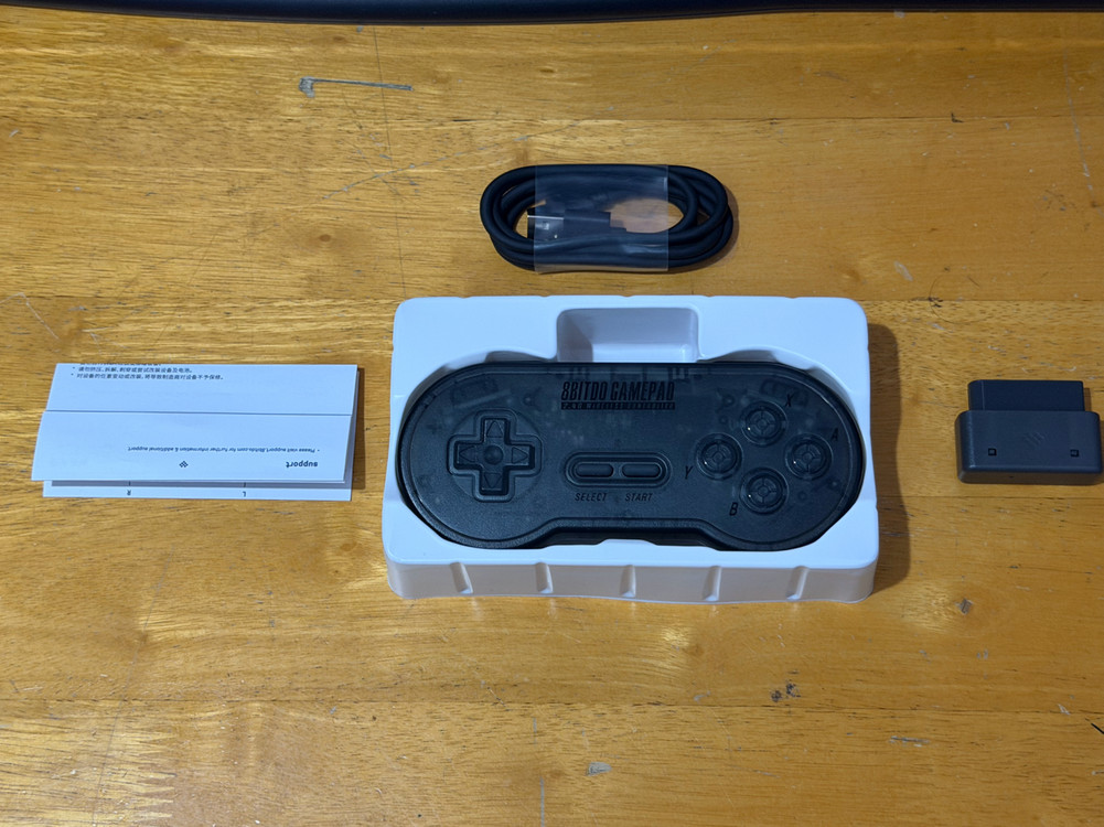 8BITDO 슈퍼패미컴 무선 게임패드 박셋(리시버 포함) 이미지