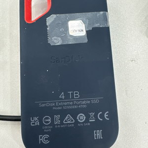 샌디스크 익스트림 포터블 ssd 4tb 이미지