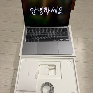 S급 ) 맥북 에어 M2 13인치 8gb 512ssd 스그 10gpu 이미지