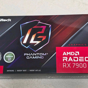 AMD 라데온 ASROCK 팬텀게이밍 7900XTX 24GB 그래픽카드 이미지