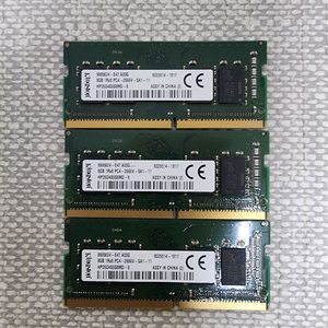 노트북용 메모리 램 KINSTON DDR4 8GB 2666 MHz 이미지