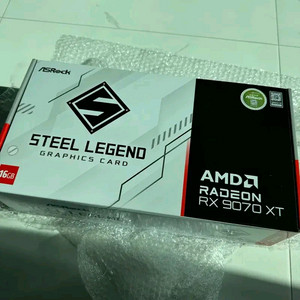 Astock rx9070xt 스틸레전드 화이트 그래픽카드 vga 이미지