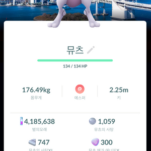 포켓몬고 도쿄 배경 뮤츠 판매 이미지