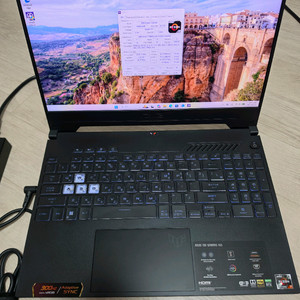 ASUS TUF Gaming A15 (R7-6800H/RTX3060/D5 16GB/ 512GB) 게이밍 노트북 이미지