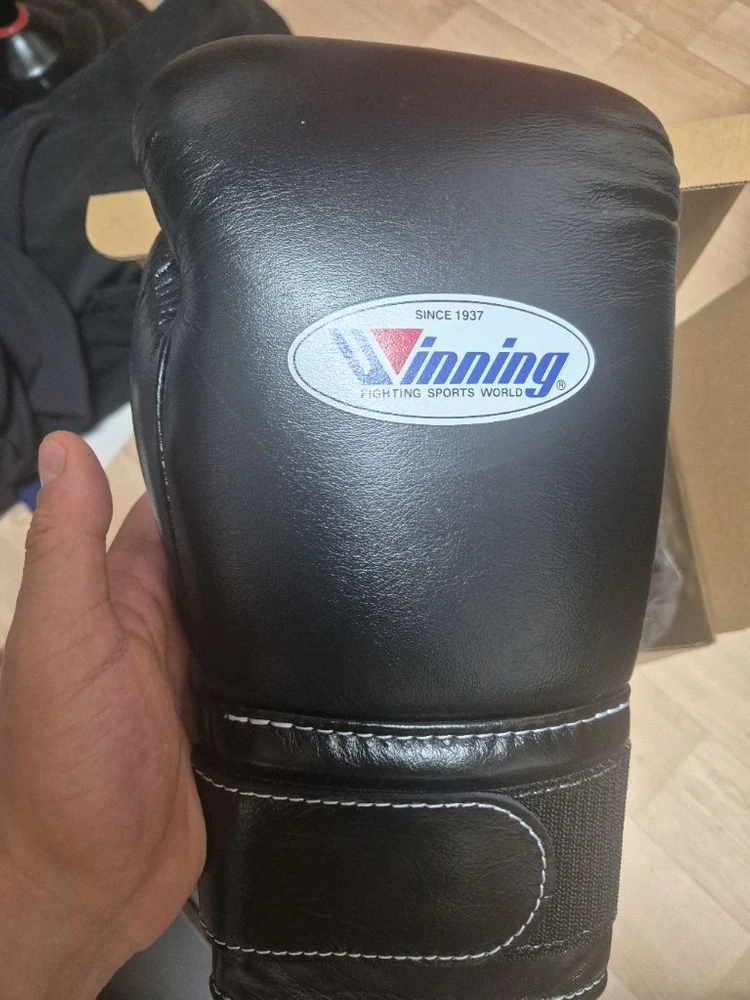 위닝글러브 14온스 검정 이미지