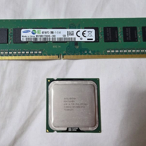 인텔 펜티엄4 CPU, 삼성 DDR3 4GB 이미지