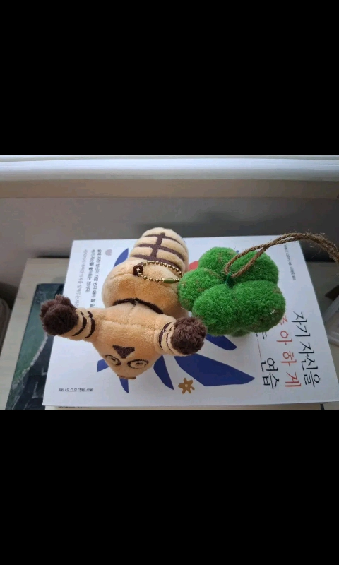 인형키링 양모펠트 브로콜리 야채 핸드메이드 네팔 인형 일본소인형 이미지