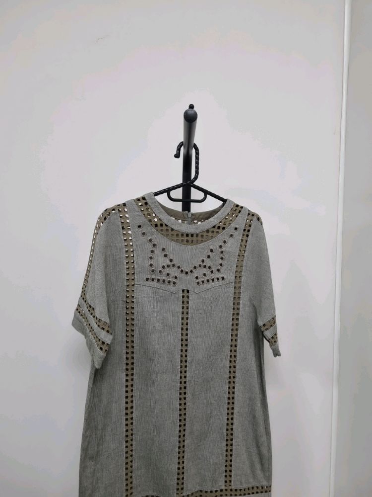 한섬 SJSJ 펀칭 원피스 이미지