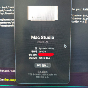 맥스튜디오 M3 Ultra 256GB 1T 이미지