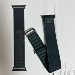 애플워치 정품 49mm 다크그린 알파인루프 M 이미지