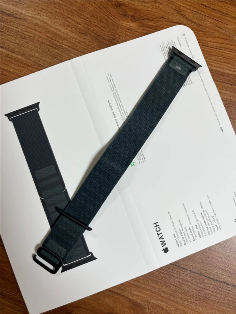 애플워치 정품 49mm 다크그린 알파인루프 M 이미지