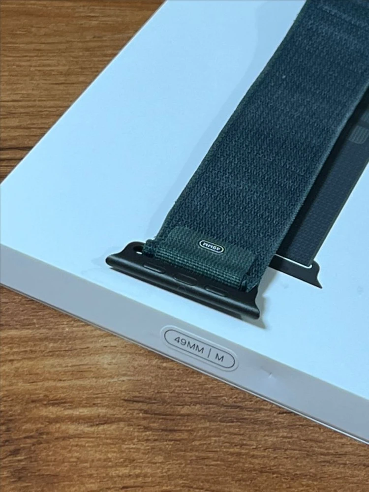 애플워치 정품 49mm 다크그린 알파인루프 M 이미지
