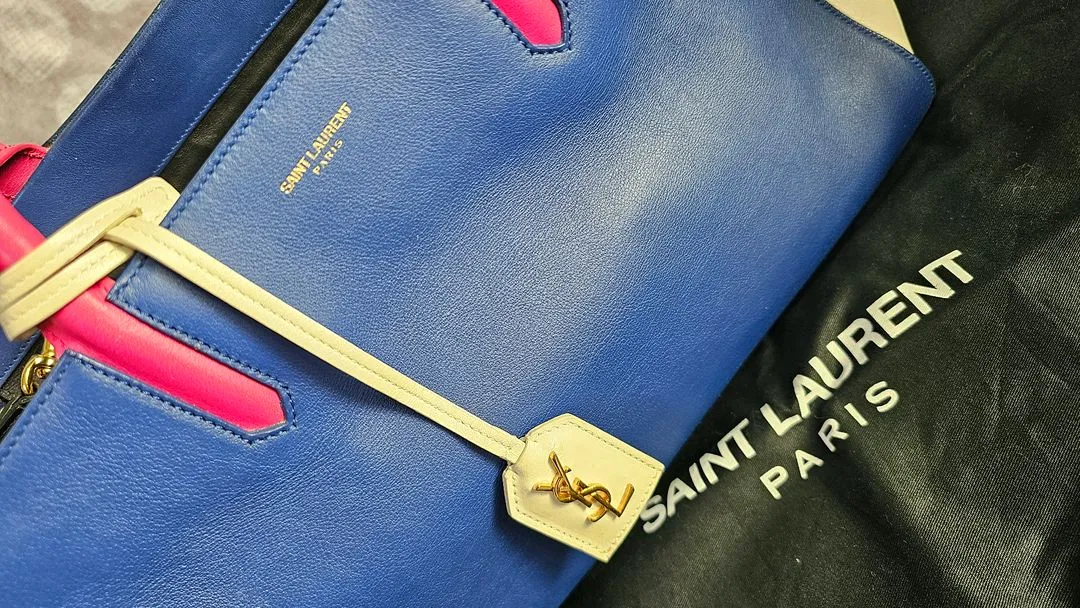 정품 ysl 생로랑 토트앤 숄더백 이미지