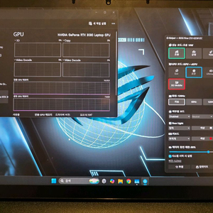 Asus rog flow z13 2tb + xg mobile 3080 이미지