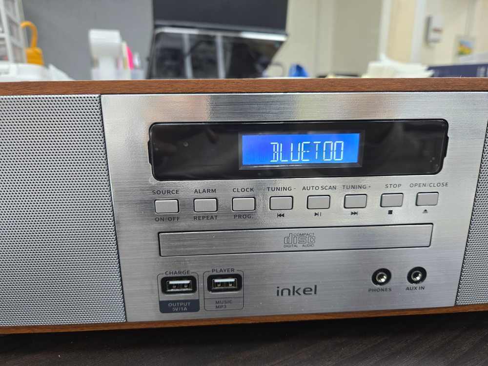 인켈 IK-A360CD 블루투스 오디오 스피커 CD플레이어 풀구성 이미지