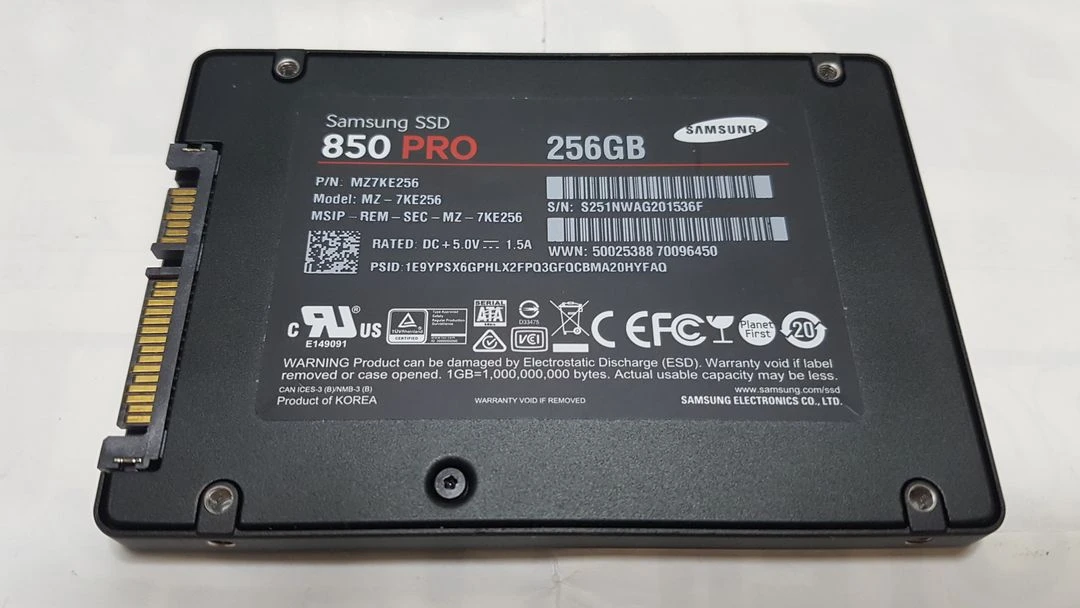 삼성 850 PRO 256gb SSD 팝니다. 이미지