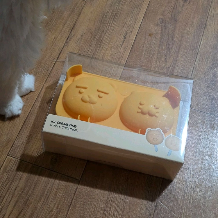 라이언 춘식이 카카오프렌즈 아이스크림 얼음틀 굿즈 피규어 인형 이미지