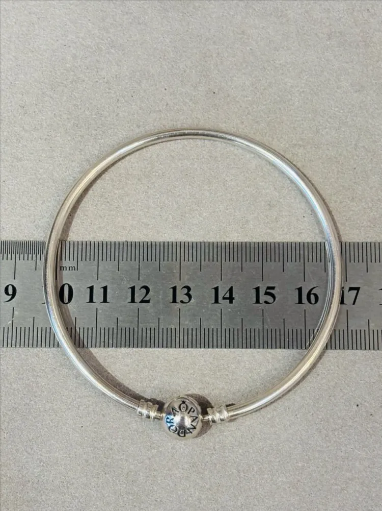 판도라 925실버 뱅글 팔찌 21cm 이미지