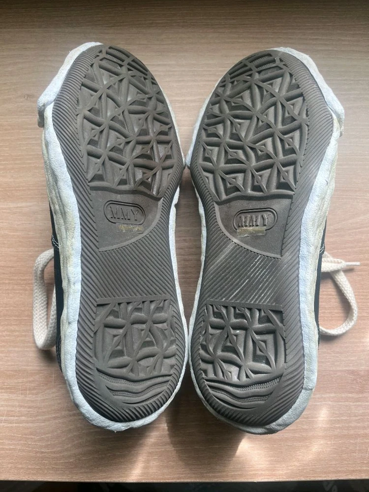 메종 미하라 야스히로 피터슨23 다이드 빈티지 A13FW713 블랙 이미지