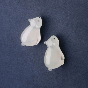 야광 곰 마그넷 자석 냉장고 자석 1개 이미지