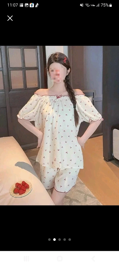 새상품 여성 잠옷세트 이미지