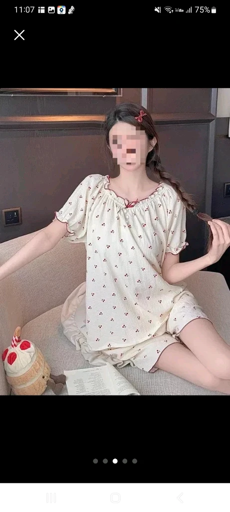 새상품 여성 잠옷세트 이미지