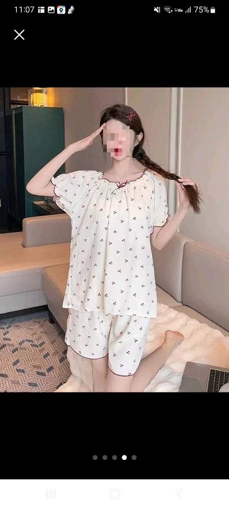 새상품 여성 잠옷세트 이미지
