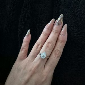 18k 천연다이아 반지 이미지