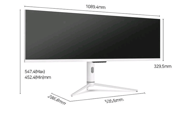 43인치 한성 FHD 120Hz 와이드 모니터 (32:9) 이미지