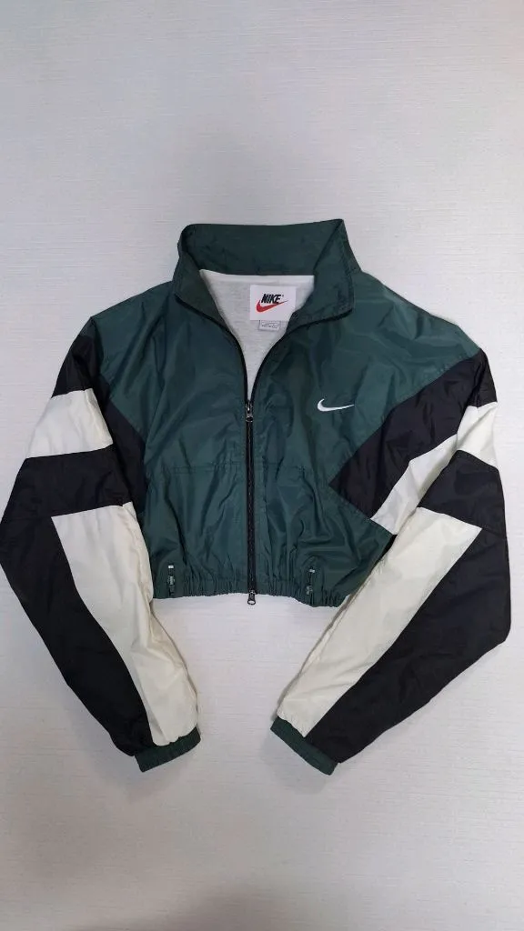 (90s 미국산) 나이키 빅스우시 크롭 바람막이 L A급 이미지