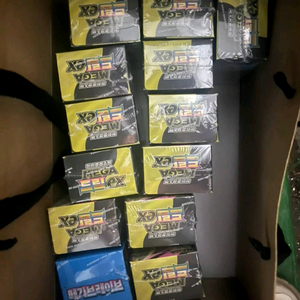 포켓몬카드 메가드림 EX 미개봉 box 13개 + 메가브레이브 1box(슈링크O) 일괄 이미지