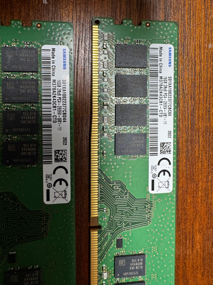 ddr4 2666v 8기가 2개 16기가 2개 이미지
