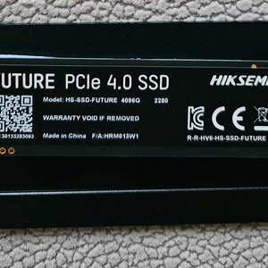 FUTURE HIKSEMI PCIe 4.0 4TB + USB4 40G 썬더볼트4 NVMe M.2 SSD E2 케이스 이미지