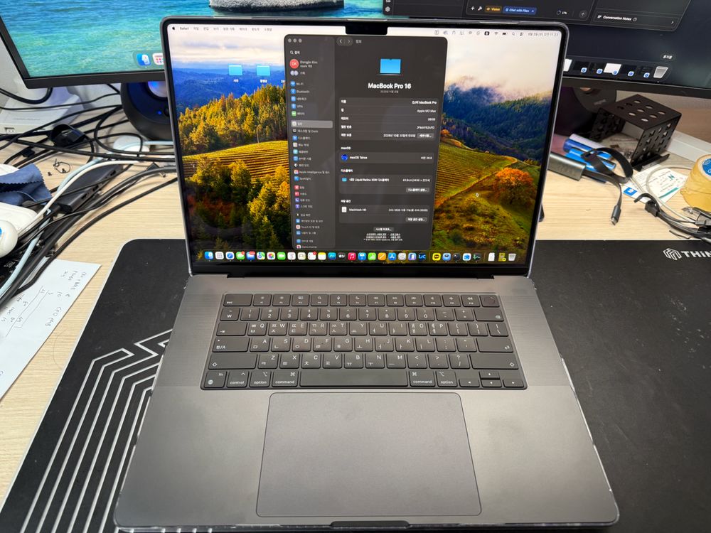 맥북프로 16 m3max 36gb 512gb 이미지