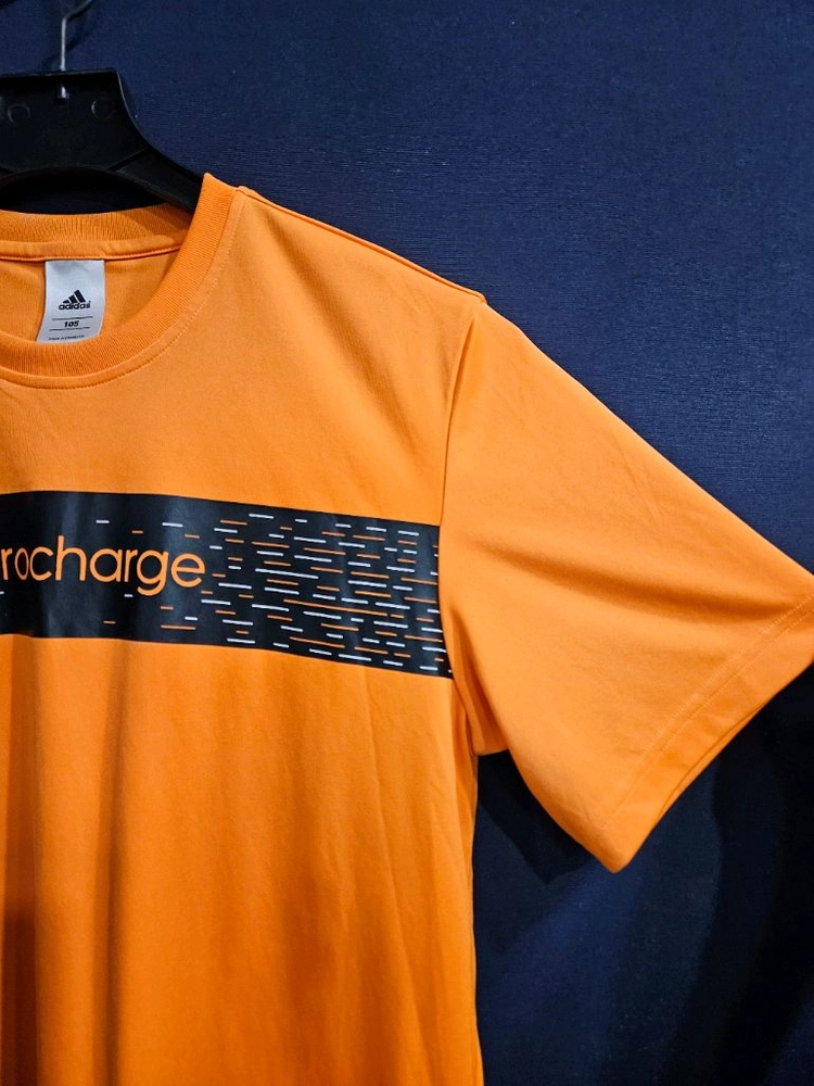 아디다스 nitrocharge 오렌지 남성 슬림핏 100~105 반팔티 이미지