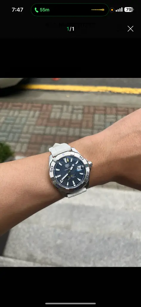 태그호이어 아쿠아레이서 청판 41mm 이미지