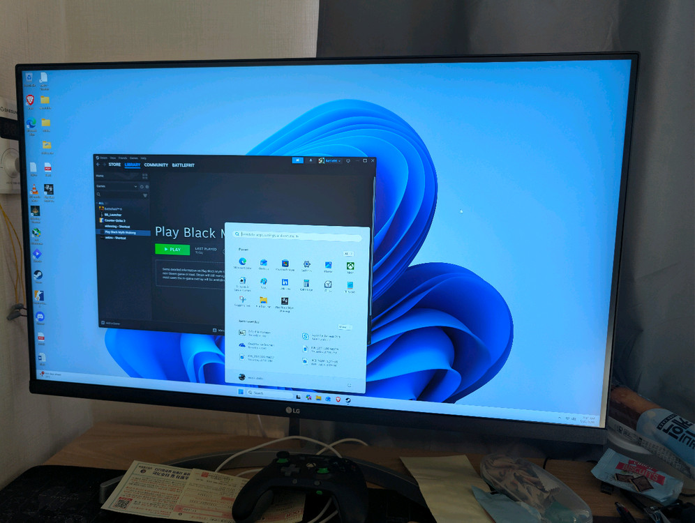 LG 32인치 4K 모니터 32UN650 IPS 이미지