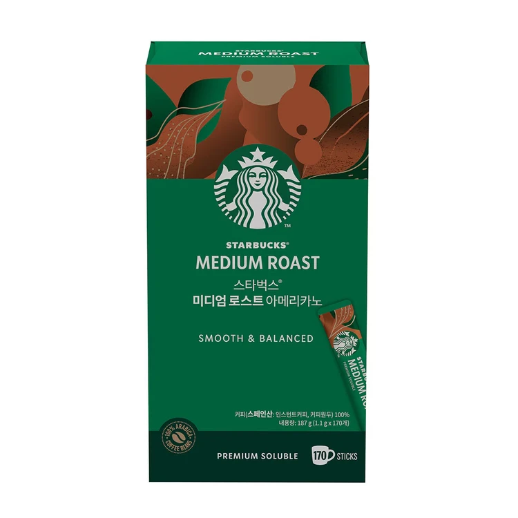 스타벅스 미디엄 로스트 아메리카노 1.1g x 170개 이미지