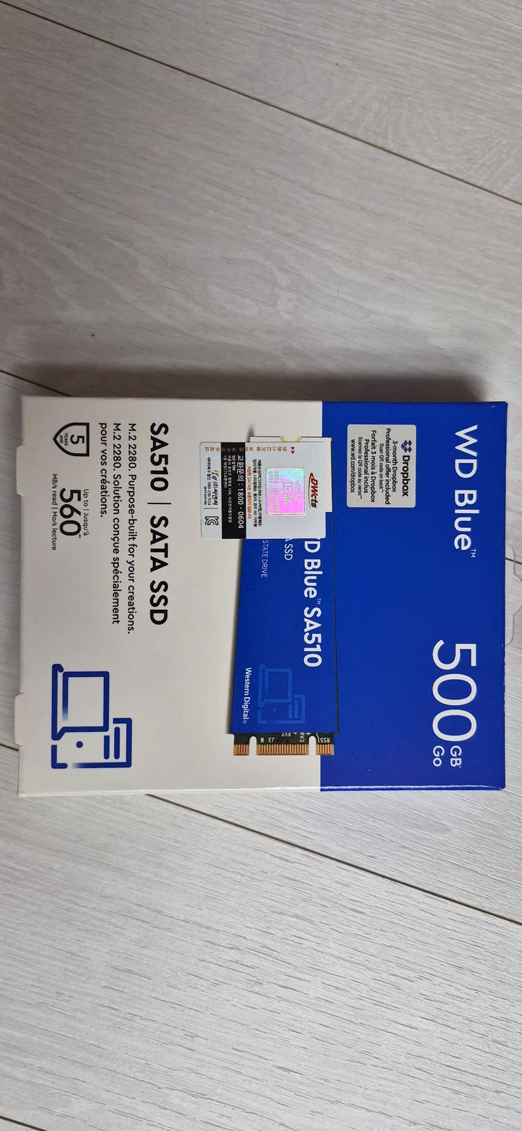 미개봉 WD SA510 SATA 500GB 이미지