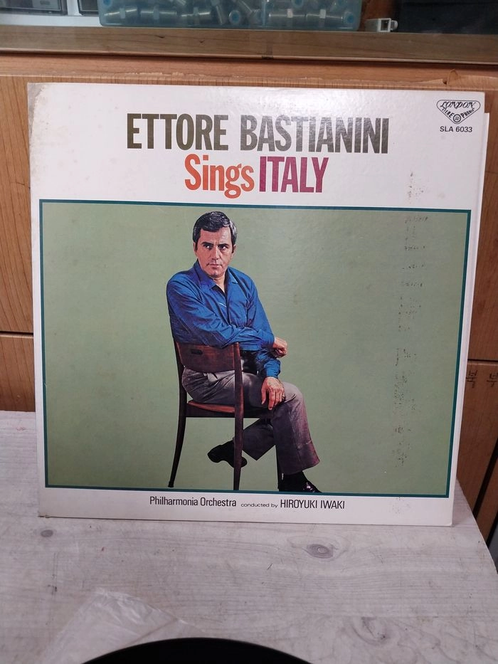 민트급 엘피/클래식 - 에토레 바스티아니니/Sings ITALY/일본 오리지날 이미지