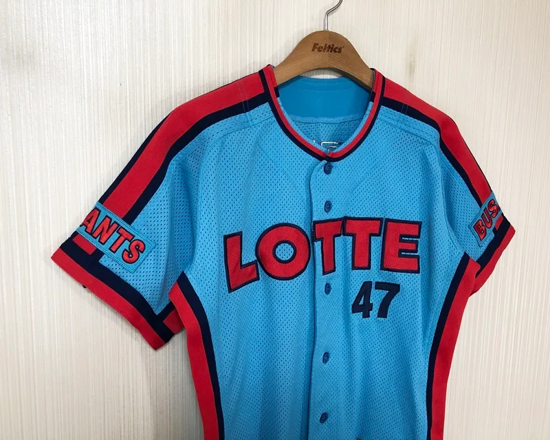 KBO 카멜레온어센틱 롯데자이언츠 챔피언원정 유니폼/져지 90 이미지