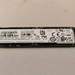 중고 삼성 PM9A1 512GB NVMe PCIe 4.0 SSD (크리스탈 디스크 인포 첨부) 이미지